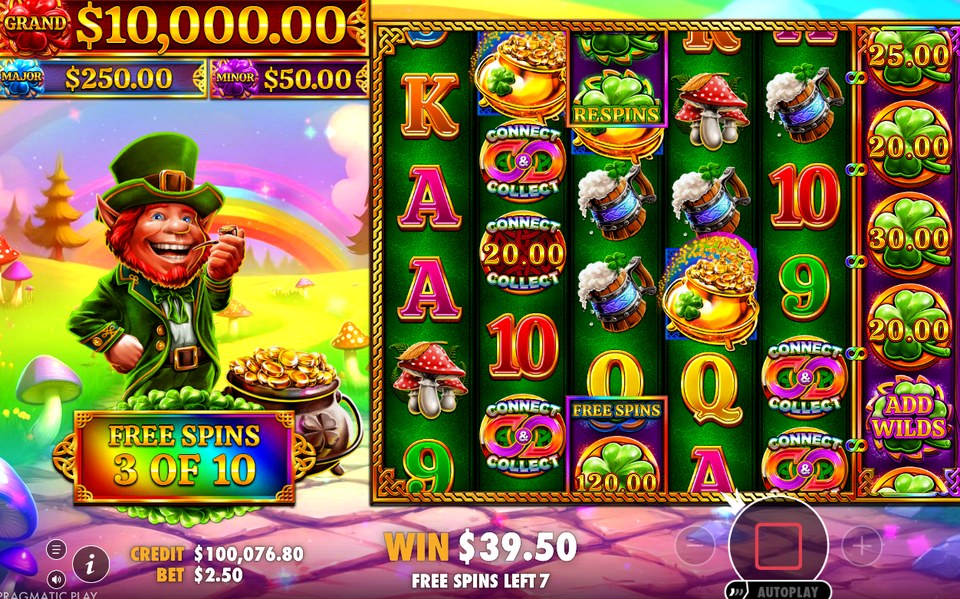 Free Spins med räknaren FREE SPINS X OF Y